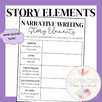 Story Elements Graphic Organizer